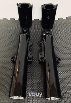 Harley Touring Road King 2014 -23 Gloss Black Fork Legs & Covers Outright