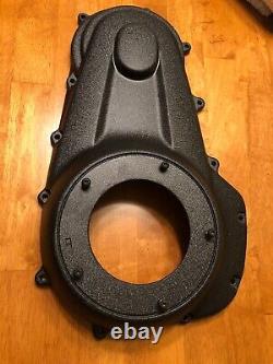 Harley primary cover Milwaukee Eight M8-WRINKLE BLACK-2017-2024 TOURING