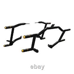 Highway Engine Crash Bar &Saddlebag Guards Fit For Harley Touring 09-24 Black