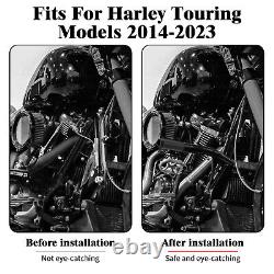 Highway Peg Crash Bar Engine Guard Fit For Harley Touring Road King Glide 14-23