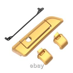 Hinges Latch BLACK HILLS GOLD For Advanblack Harley Razor Chopped King Tour Pack
