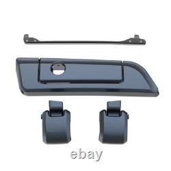 Hinges Latch BLACK TEMPEST For Advanblack Harley Razor Chopped King Tour Pack