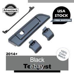 Hinges Latch BLACK TEMPEST For Advanblack Harley Razor Chopped King Tour Pack
