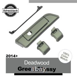 Hinges Latch DEADWOOD GREEN GLOSSY For Advanblack Harley Tour Pack