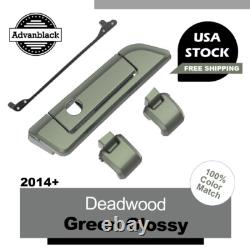 Hinges Latch DEADWOOD GREEN GLOSSY For Advanblack Harley Tour Pack