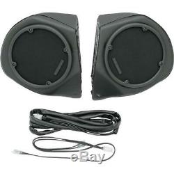 Hogtunes Rear Speaker Pods 1998-2013 Radio & King Tour Pak Harley Rr-spkr-pod