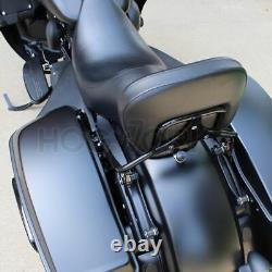 Hogworkz Black Detachable Shorty Sissy Bar Backrest Harley Touring'09-'19