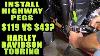 How To Install Highway Pegs Harley Davidson Touring