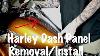 How To Remove U0026 Install Harley Fuel Tank Dash Panel Console Diy