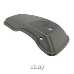 Industrial Gray Denim 6x9 Saddlebag Speaker Lids Audio Cover Fits for Harley 14+