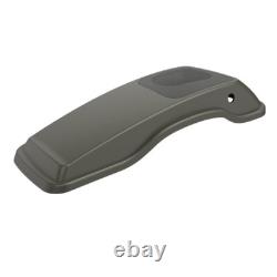 Industrial Gray Denim 6x9 Saddlebag Speaker Lids Audio Cover Fits for Harley 14+
