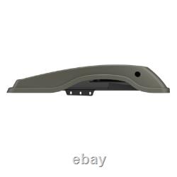 Industrial Gray Denim 6x9 Saddlebag Speaker Lids Audio Cover Fits for Harley 14+