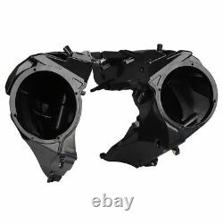 Inner Outer Fairing Speakers Covers Fit For Harley Touring Road Glide FLTR 15-Up