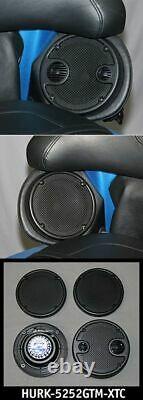 J&M Rokker XT 5.25 Rear Pod Speakers Speaker Kit Upgrade 06-13 Harley Touring