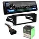Jvc Kd-x380bts Digital Media Bluetooth Stereo For 1998-2013 Harley-davidson