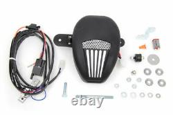 Jims Forceflow Engine Cylinder Head Cooler Kit Black Harley Softail Dyna Touring