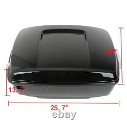 King Luggage Trunk Speakers Fit For Harley Touring Street Road Glide 2014-2026