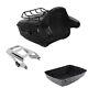 King Pack Luggage Trunk Pad Mount Rack Fit For Harley Tour Pak Touring 09-2013