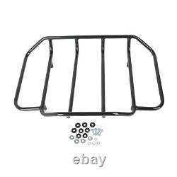 King Pack Trunk 2 Up Rack Fit For Harley Tour Pak Street Electra Glide 1997-2008