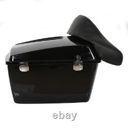 King Pack Trunk & Backrest For Harley Davidson Touring Street Road Glide 97-13