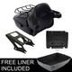King Pack Trunk Backrest Rack & Plate Fit For Harley Tour Pak Road King 14-25 24