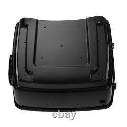 King Pack Trunk With Black Latch For Harley Tour Pak Road King Road Glide 14-23 18