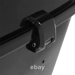 King Pack Trunk With Black Latch For Harley Tour Pak Road King Road Glide 14-23 18