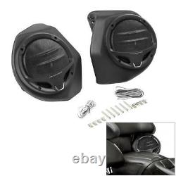 King Pack Trunk With Rack Pad + Speakers Fit For Harley Tour Pak Road Glide 14-21