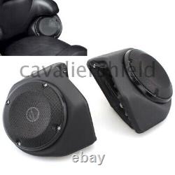 King Rear Trunk 6.5 Speaker Pods For Harley Tour Pak Touring Street Road Glide