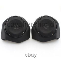 King Rear Trunk 6.5 Speaker Pods For Harley Tour Pak Touring Street Road Glide