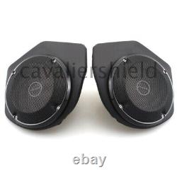 King Rear Trunk 6.5 Speaker Pods For Harley Tour Pak Touring Street Road Glide