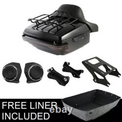 King Tour Pack Pad Light Speakers Mount Docking Fit For Harley Touring 2014-2025