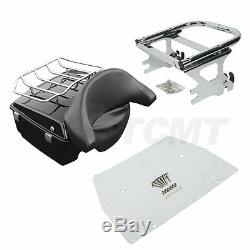 King Tour Pak Pack Trunk Fit For Harley Touring Road King Electra Glide 97-08 US