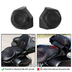 King Trunk 6.5'' Rear Speaker Pods Fits For Harley Tour Pak Electra Glide 14-up