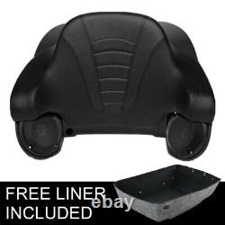 King Trunk Backrest Pad with Speakers Fit For Harley Tour Pak CVO Glide 2014-2022