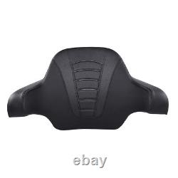 King Trunk Backrest Pad with Speakers Fit For Harley Tour Pak CVO Glide 2014-2022