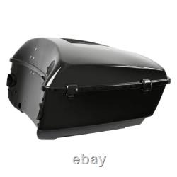 King Trunk Black Base Plate Mount Rack Fit For Harley Touring Touring 2014-2025