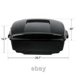 King Trunk Black Latches Fit For Harley Touring Electra Glide 14-25 23