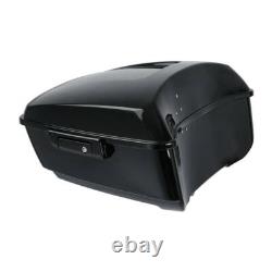 King Trunk Black Latches Fit For Harley Touring Electra Glide 14-25 23