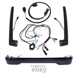 King Trunk Brake Tail Side Lights & Wiring Harness Fit For Harley Touring 14-23