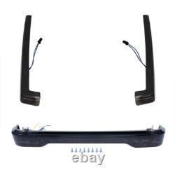 King Trunk Brake Tail Side Lights & Wiring Harness Fit For Harley Touring 14-23