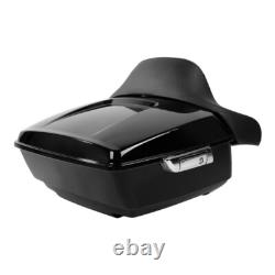 King Trunk Latch with Backrest Fit For Harley Touring Road Glide 2014-2025