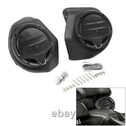 King Trunk Mount Pad Speakers Fit For Harley Tour Pak Road Street Glide 14-2022