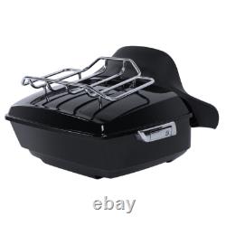 King Trunk Mount Rack Docking Kit Pad Fit For Harley Touring Glide 2014-2025 23