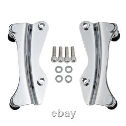 King Trunk Mount Rack Docking Kit Pad Fit For Harley Touring Glide 2014-2025 23