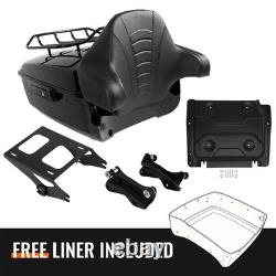 King Trunk Pad Plate Mount Docking Hardware Fit For Harley Touring 14-25 US