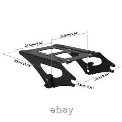 King Trunk Pad Rack Plate Docking Hardware Fit For Harley Tour Pak Touring 14-25