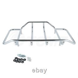 King Trunk Solo Mount Rack Fit For Harley Tour Pak Softail Standard Deluxe 18-22