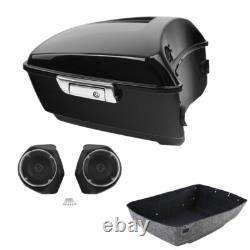 King Trunk Speakers Fit For Harley Touring Touring Electra Glide 2014-2025