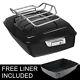King Trunk Top Luggage Rack Fit For Harley Touring Tour Pak Road Glide 2014-2022
